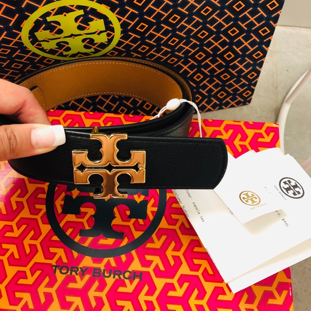 NWT Tory Burch 1.5” Reversible Leather belt. ♥️ - Picture 4 of 4